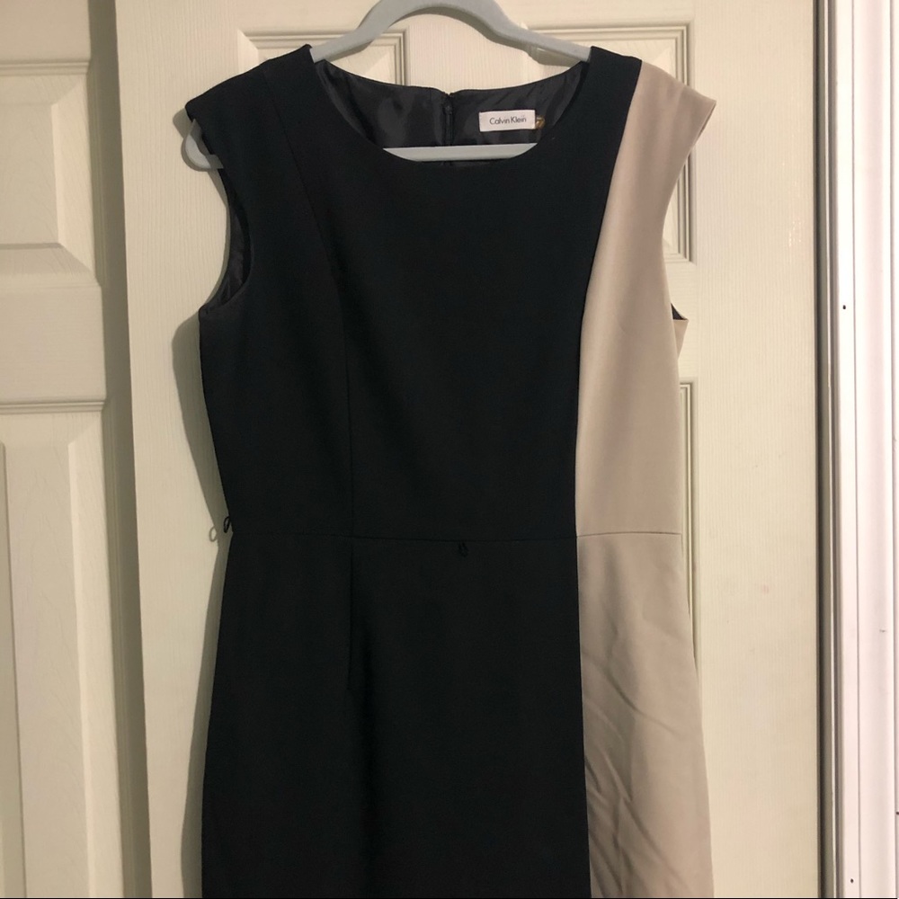Calvin Klein Black and Nude Woman’s cocktail dress